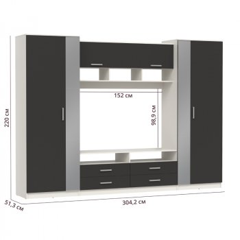ШМЦ Вена 91.01 с зеркалом в Якутске - mebel154.com