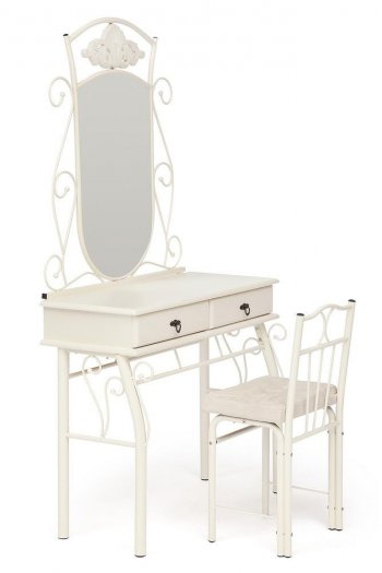 Столик туалетный CANZONA (столик/зеркало + стул) в Якутске - mebel154.com