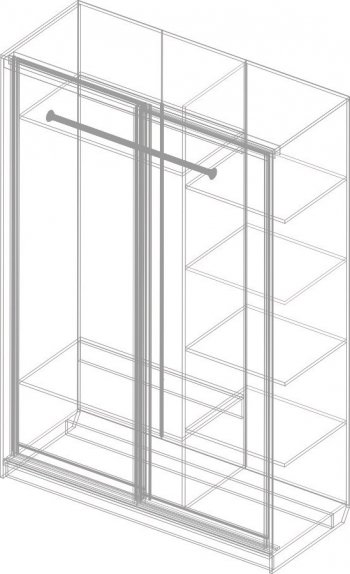 Шкаф-купе Александрия СА-11(бодега светлая/плетёнка) в Якутске - mebel154.com