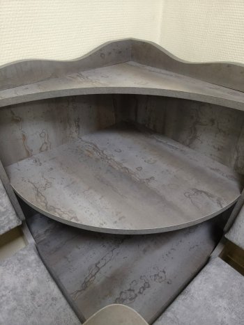 Кухонный уголок Миссия с полкой ткань в Якутске - mebel154.com