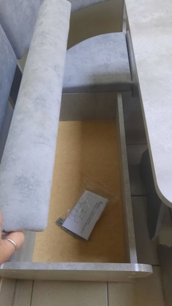 Кухонный уголок Миссия V велюр (цемент) в Якутске - mebel154.com