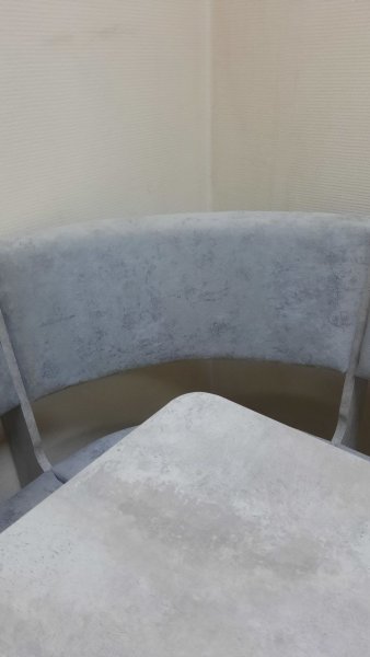 Кухонный уголок Миссия V велюр (цемент) в Якутске - mebel154.com