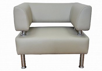 Офисное мягкое кресло ИЛТОН одноместный 1 в Якутске - mebel154.com