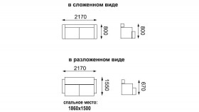 Енисей диван-кровать в Якутске - mebel154.com