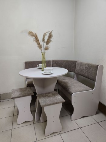 Кухонный уголок Лотос ткань в Якутске - mebel154.com