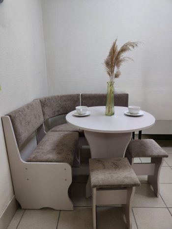 Кухонный уголок Лотос ткань в Якутске - mebel154.com