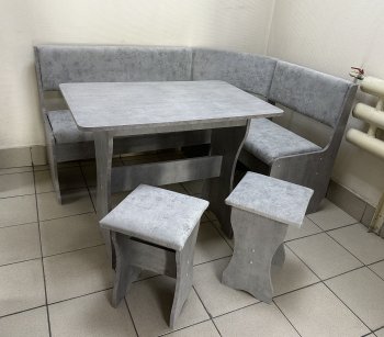 Кухонный уголок Миссия V велюр (сириус) в Якутске - mebel154.com