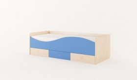 Кровать детская с ящиками Волна в Якутске - mebel154.com