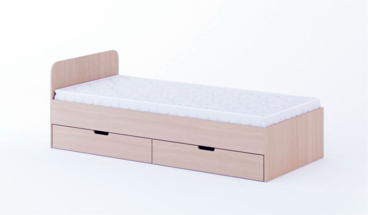 Кровать с ящиками Фиджи в Якутске - mebel154.com