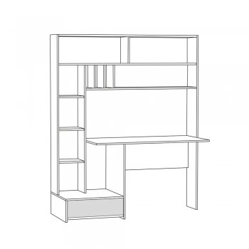 Стол письменный Лайт 03.243 в Якутске - mebel154.com