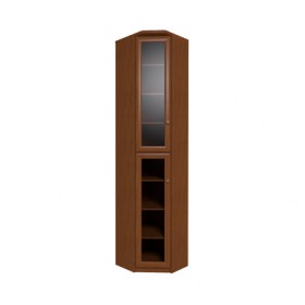 Шкаф для книг угловой фасад Стекло 10 Марракеш в Якутске - mebel154.com