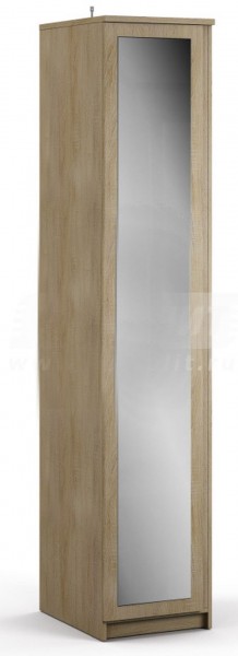 Шкаф однодверный с зеркалом Веста СБ-2260  в Якутске - mebel154.com