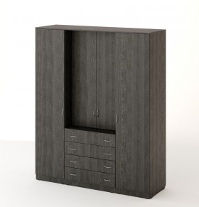Шкаф распашной 4-х створчатый с 2 ящиками в Якутске - mebel154.com